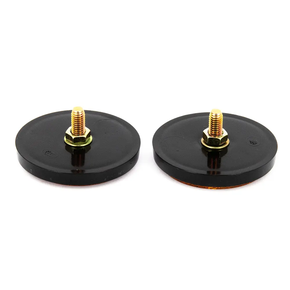 시팜 오렌지 40mm 나사식 라운드 리플렉터 — 2번째 뷰