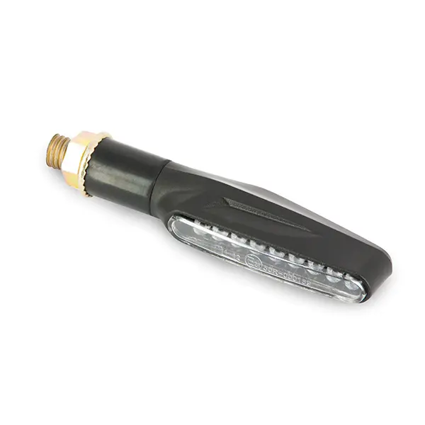 Paar längliche Mini-LED Blinker schwarz Sifam