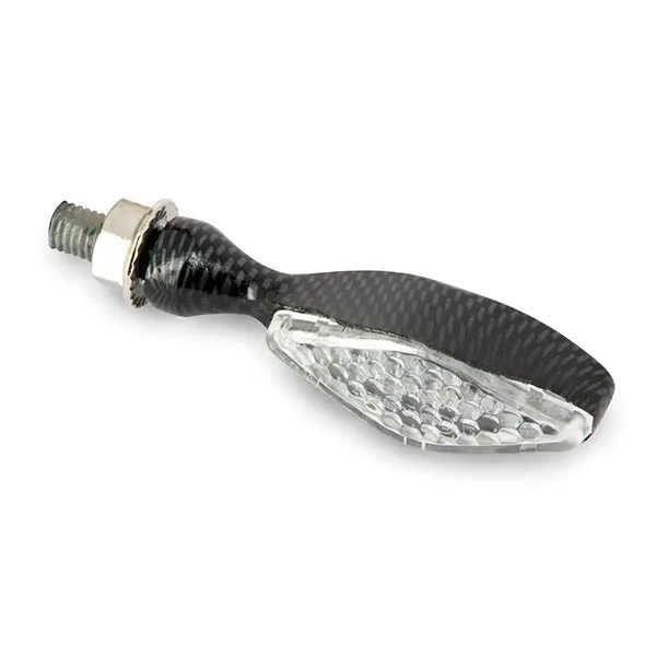 Paar Mini LED-Blinker Raute Look Carbon Sifam