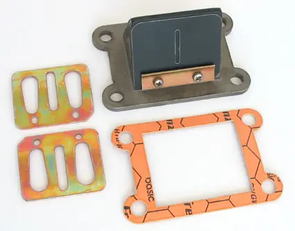 Clapet 50 à boîte Athena carbone pour Minarelli 50 AM6 - MBK 50 X-Power - Yamaha 50 TZR - Peugeot 50 XPS - Rieju 50 RS1 - SMX - Aprilia 50 RS