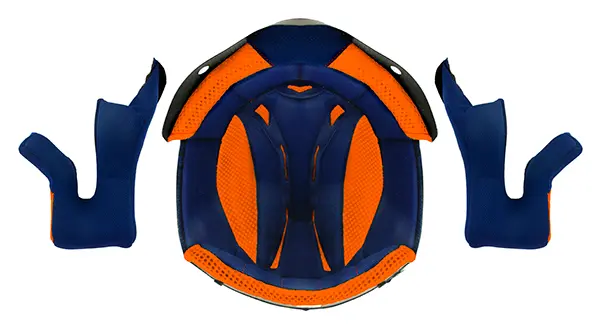 Helm-Innenfutter Swaps S818 Blau/Orange M