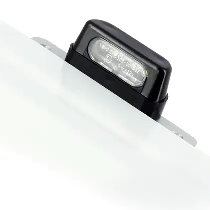Éclairage de plaque 4 LED noir homologué CE Sifam