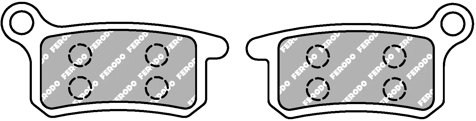 Bremseskive Ferodo Sintermetal Sinter Grip Off Road - R90 — 2. billede