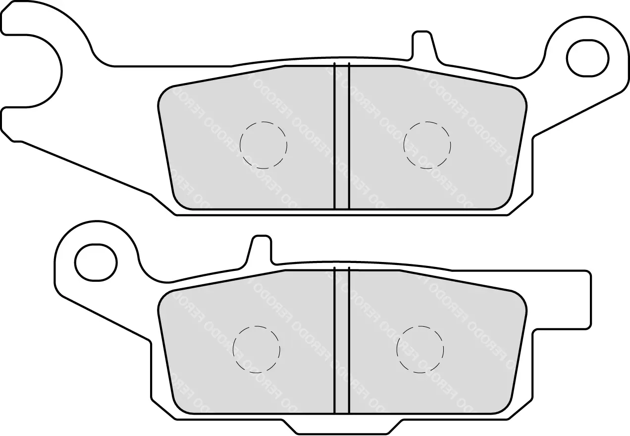 Ferodo メタル焼結 オフロード リア ブレーキパッド