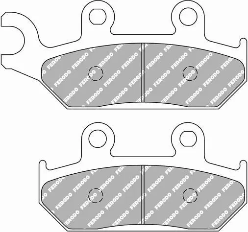 Plaquetă de frână Metal Fritat Ferodo Sinter Grip Off Road - R90 — vederea 2