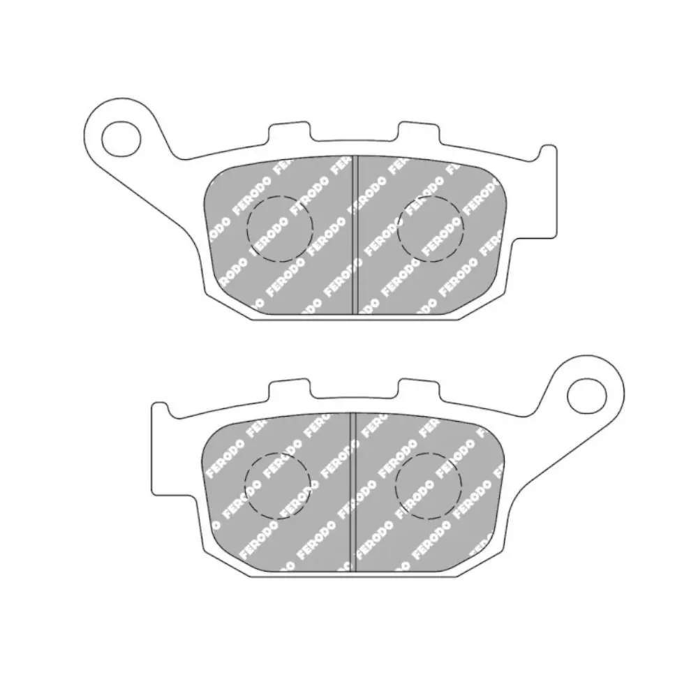 Kampas Rem Semi-Metal Platinum Jalan/Off Road Ferodo R90