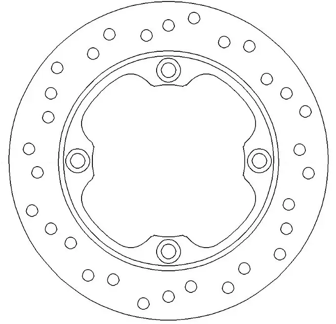 TÜV 인증 Honda용 고정 브레이크 디스크 Ferodo