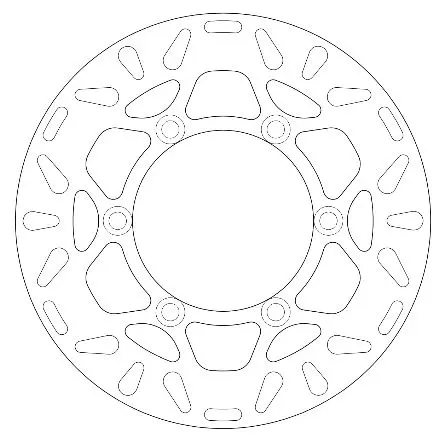 Disque de frein Ferodo Kawasaki KX80/85