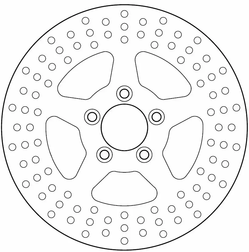 Ferodo TÜV Approved Fixed Front Brake Disc Harley Davidson