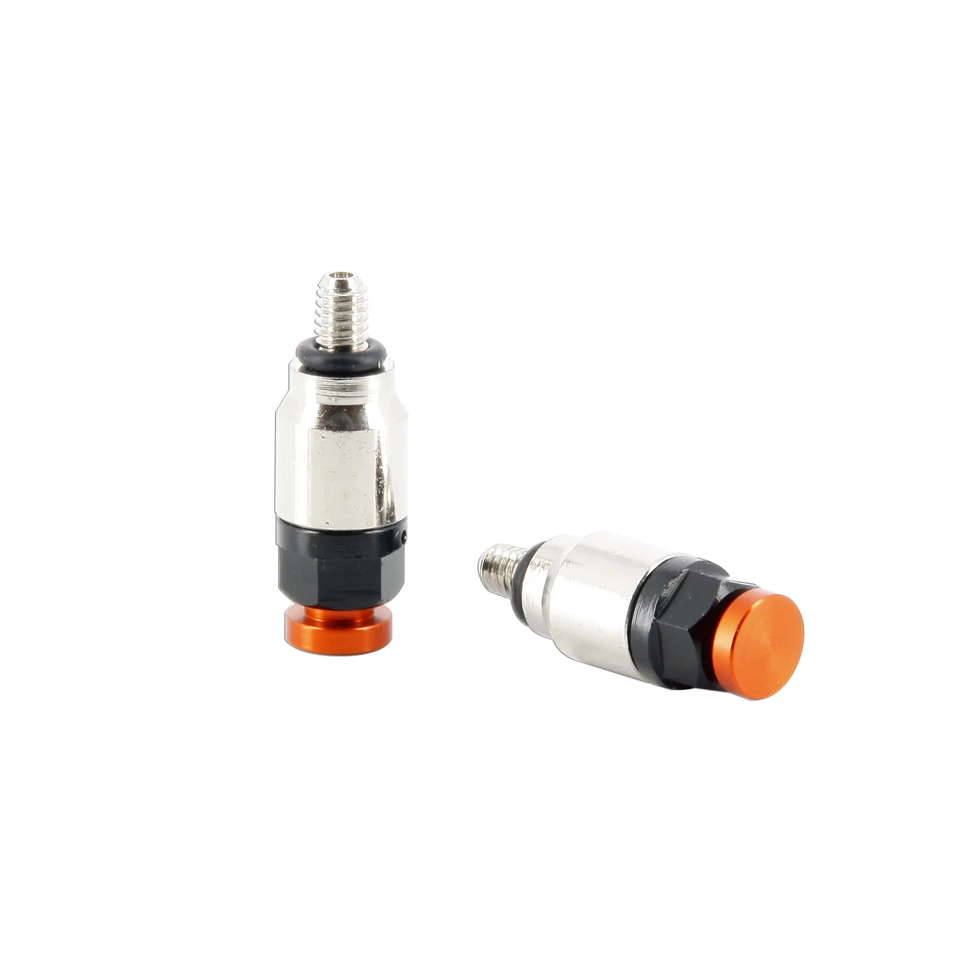 Valves de Pression de Fourche WP Anodisées Orange Sifam M4 27mm/22mm