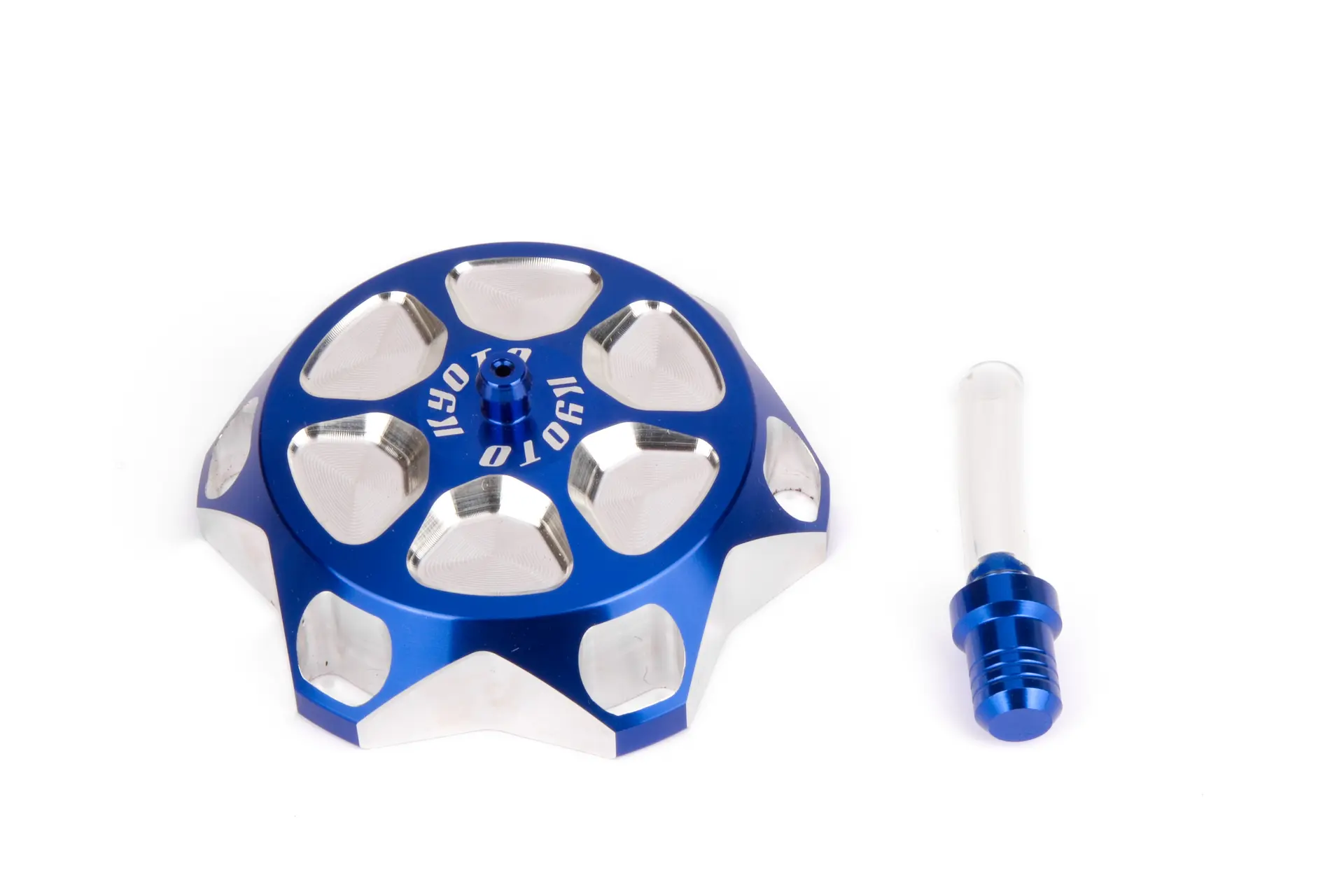 کیوٹو اینوڈائزڈ بلیو یاماہا YZ 85-250 / WR 250-450 فیول کیپ