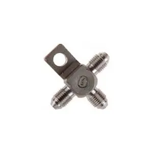 T-Stück Edelstahl zum Crimpen 10x1.00 mit Befestigungsflansch Goodridge