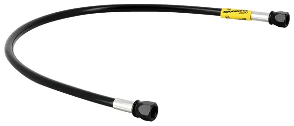 Durite de refroidissement 550 mm Goodridge raccords pré-sertis gaine noire
