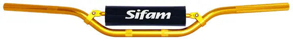 시팜 CROSS 알루미늄 애노다이즈드 골드 핸들바 + 핸들그립 — Sifam, 핸들바