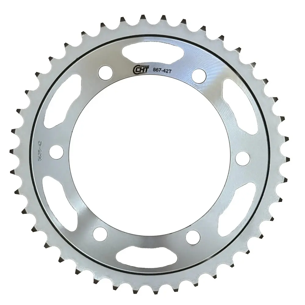 Steel Sprocket 525 43 teeth Chiaravalli similar to JTR867