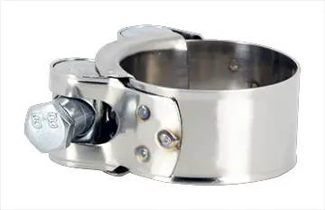 Collier pour Silencieux Ø40mm à 43mm en INOX
