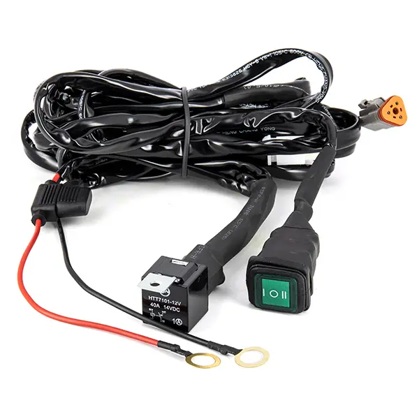 Sifam 0 سے 320 W ایل ای ڈی بار کے لیے 3 میٹر اضافی وائرنگ ہارنیس 2 لائٹ موڈ سوئچ کے ساتھ