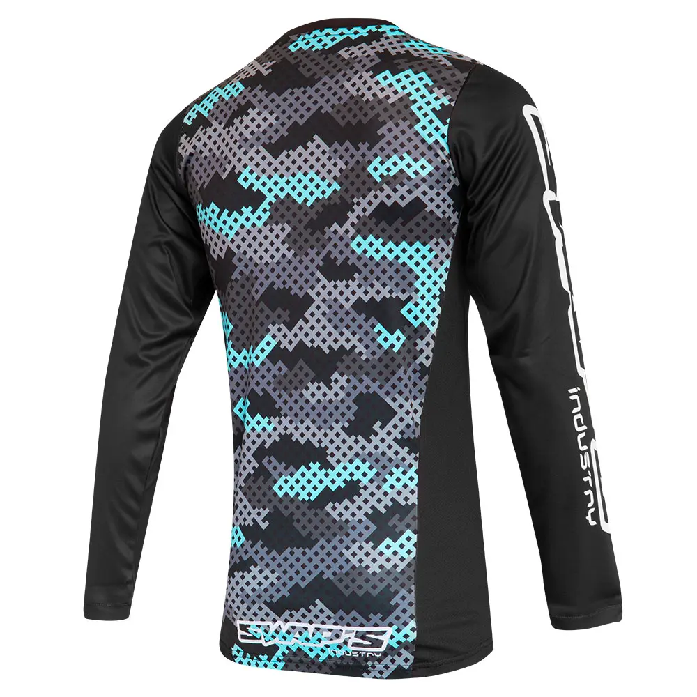 Maillot Cross CAMO Bleu Swaps — vue 2