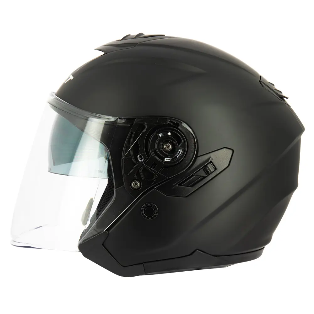 Eight 纤维 E-Tech S790 哑光黑色半盔 XS — 第 3 视图
