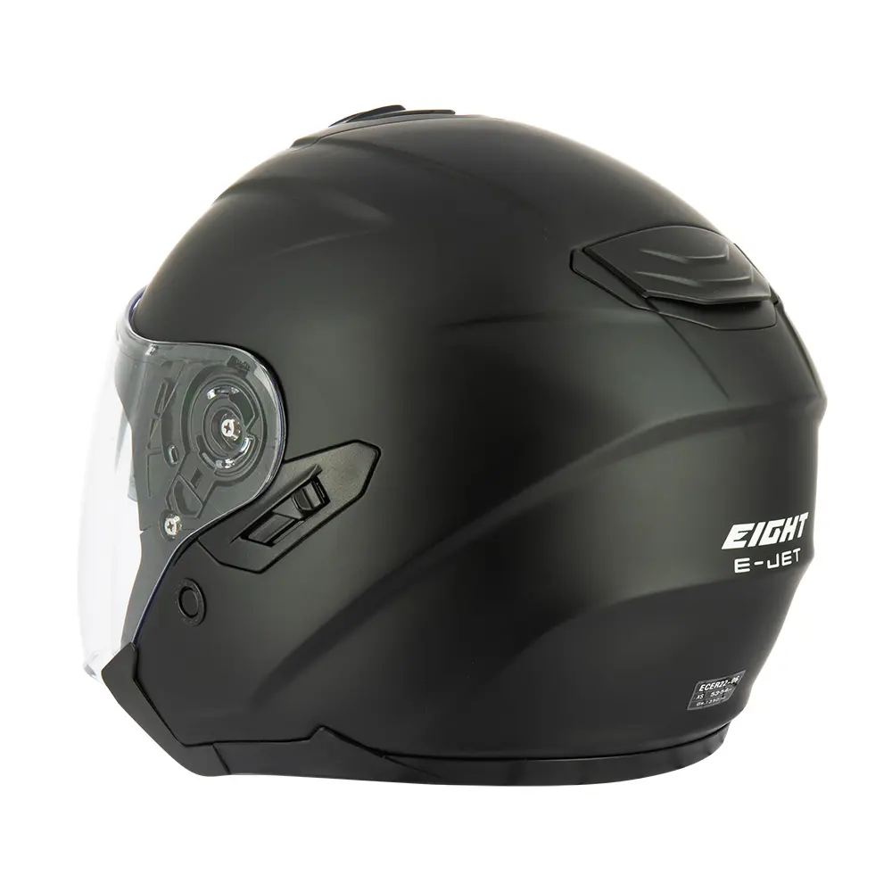 Eight 纤维 E-Tech S790 哑光黑色半盔 XS — 第 4 视图