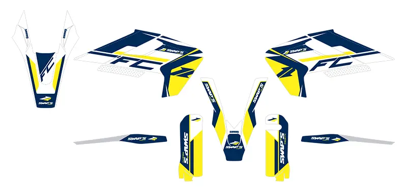 طقم زينة Diamond Light Husqvarna أزرق