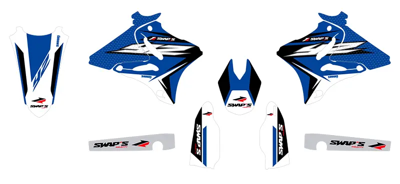 Dekorsatz Diamond Light Yamaha YZ blau Swaps