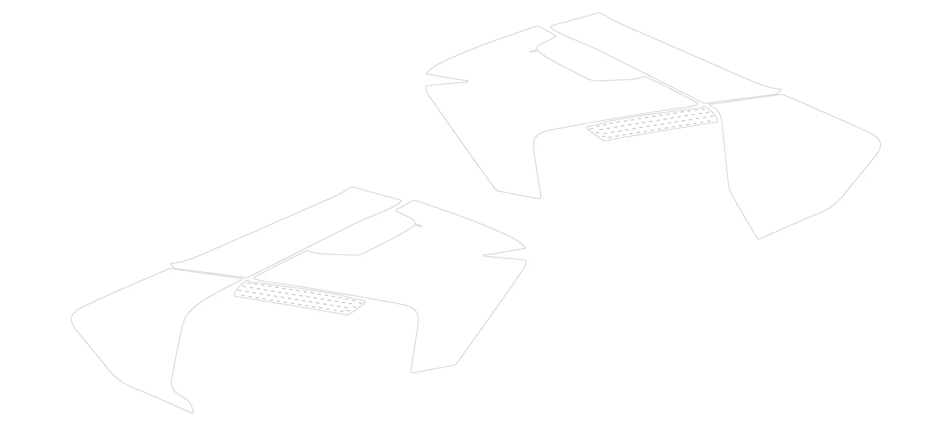 Kit de protection transparent pour plastiques Husqvarna FC Swaps