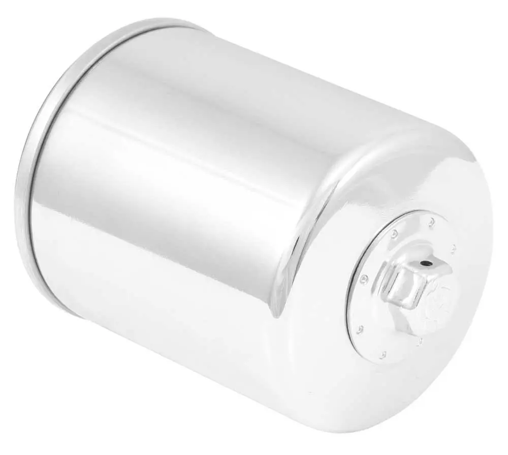 Chrome Oil Filter K&N