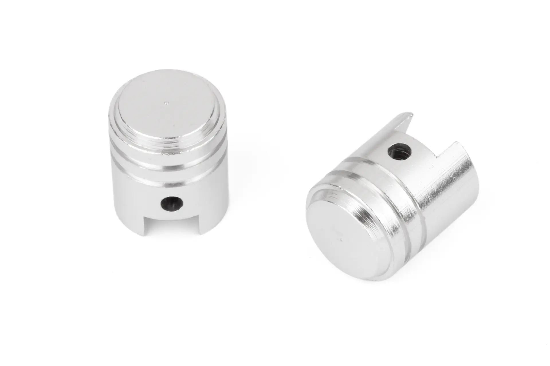 Capuchon de valve grand piston argent Kyoto