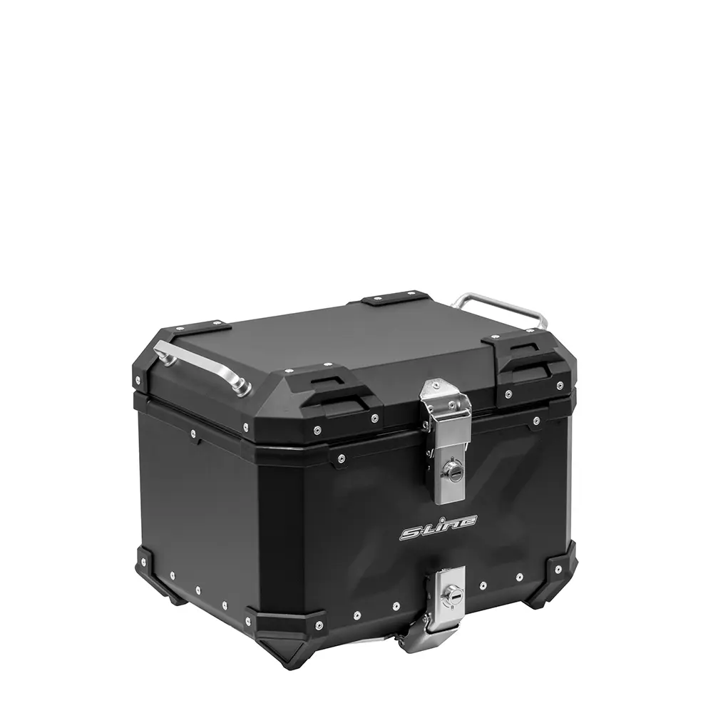 Aluminium S-Line Topcase Black 37L