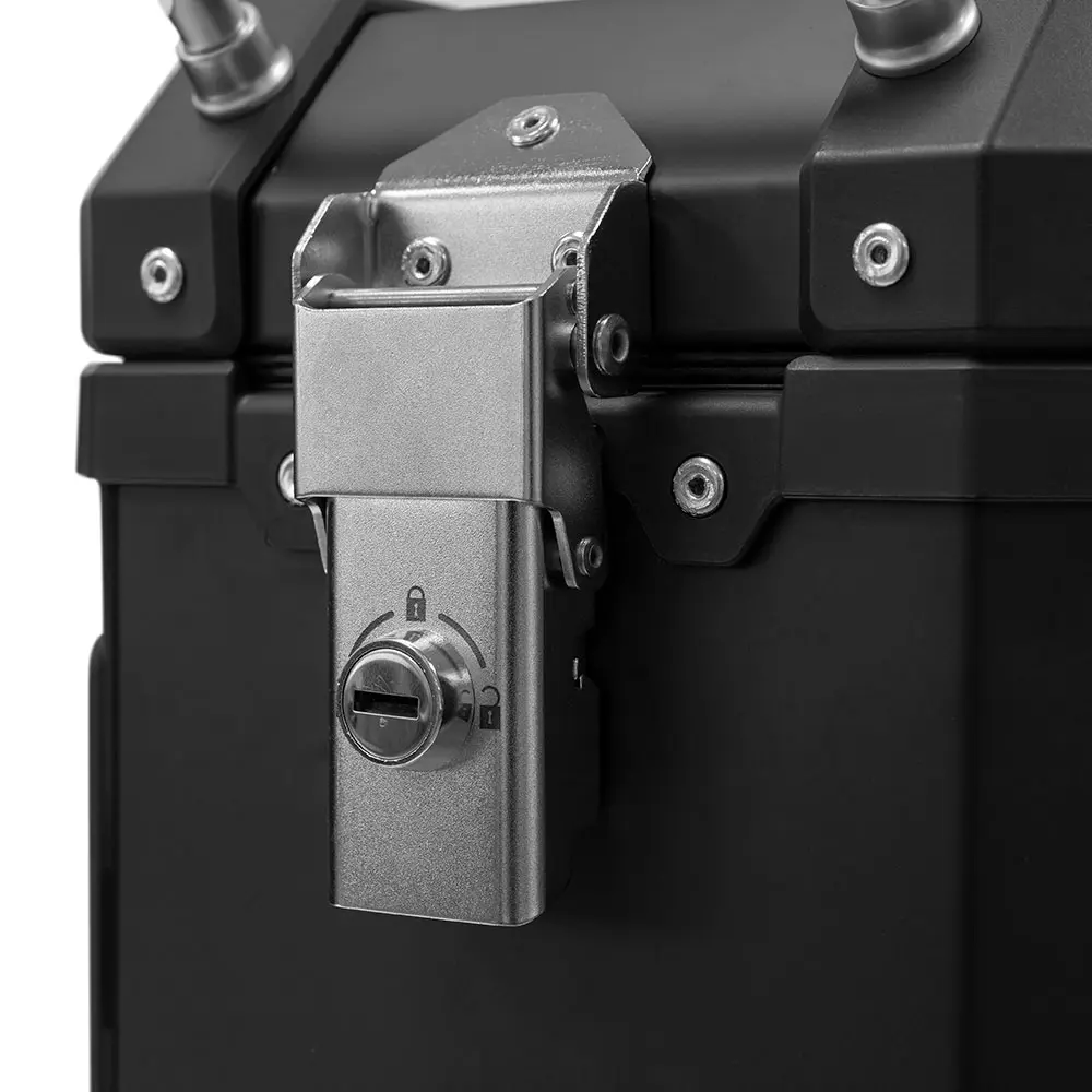 ایس لائن 37L سلور ایلومینیم ٹاپ کیس — 5 ویو