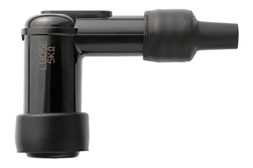 NGK Ø14 mm شیلڈڈ اسپارک پلگ کیپ 90° بینٹ ساکٹ کے ساتھ