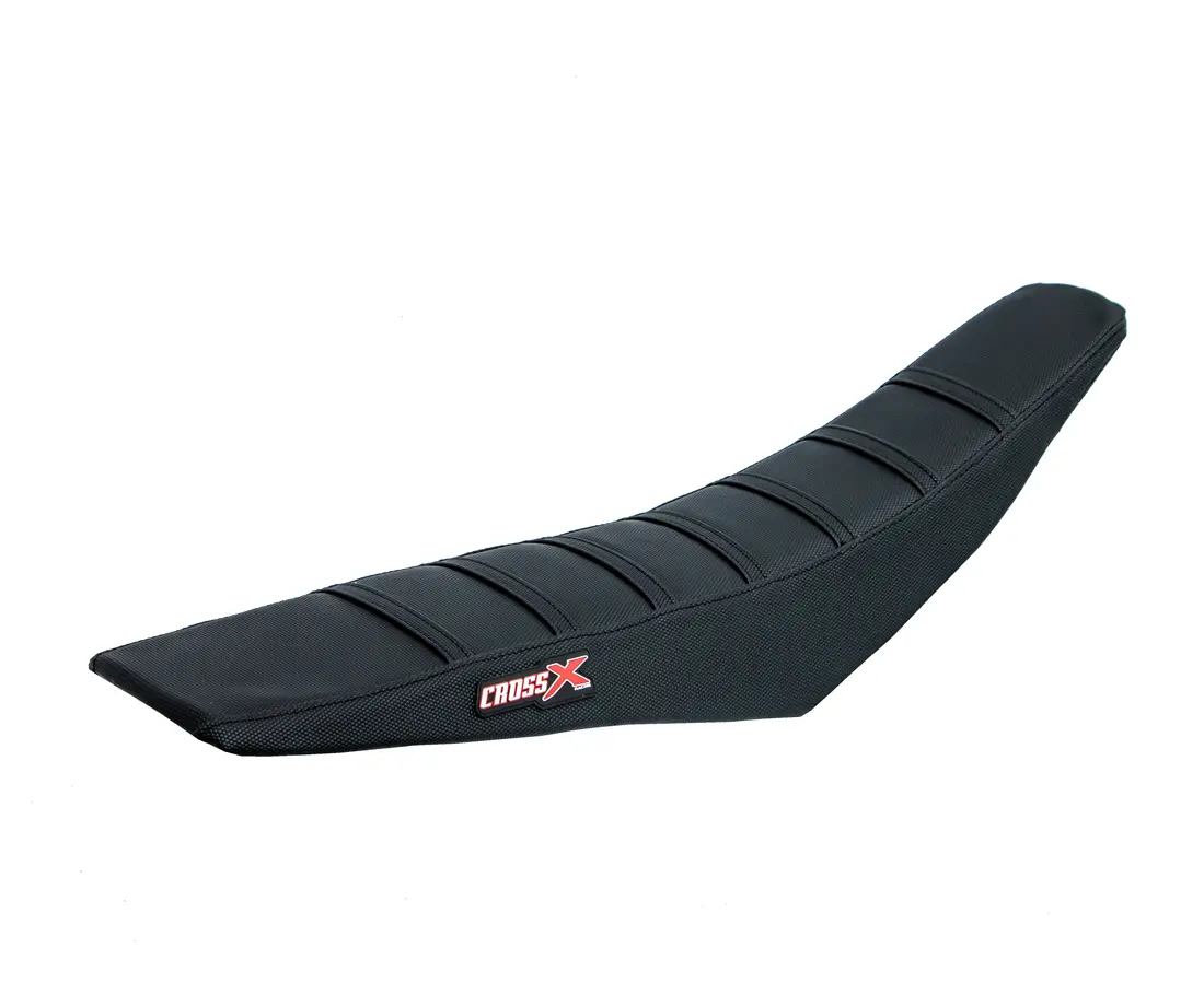 Капак на седалка CrossX Kawasaki KXF 250-450 top black side black stripes black
