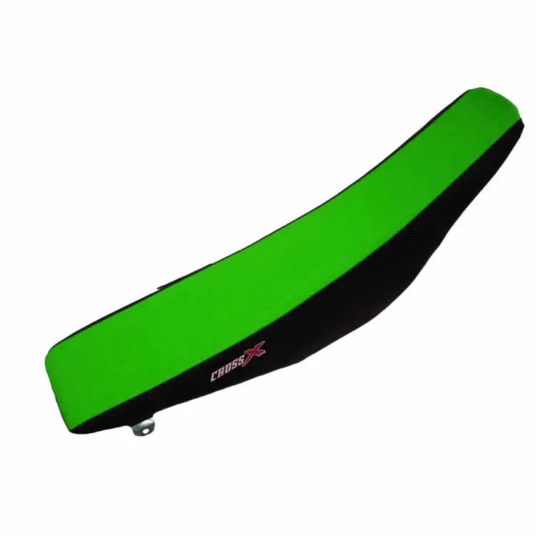 Potah sedla CrossX Kawasaki KFX 250/450 2021-2023 vršek zelený bok černý M220-2GB