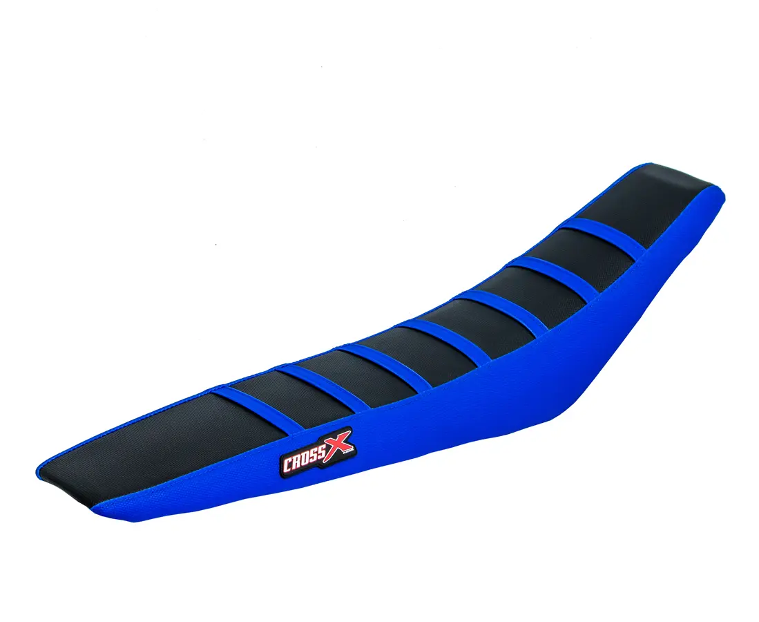 Sitzbezug CrossX Husqvarna TC 50 schwarz/blau Streifen