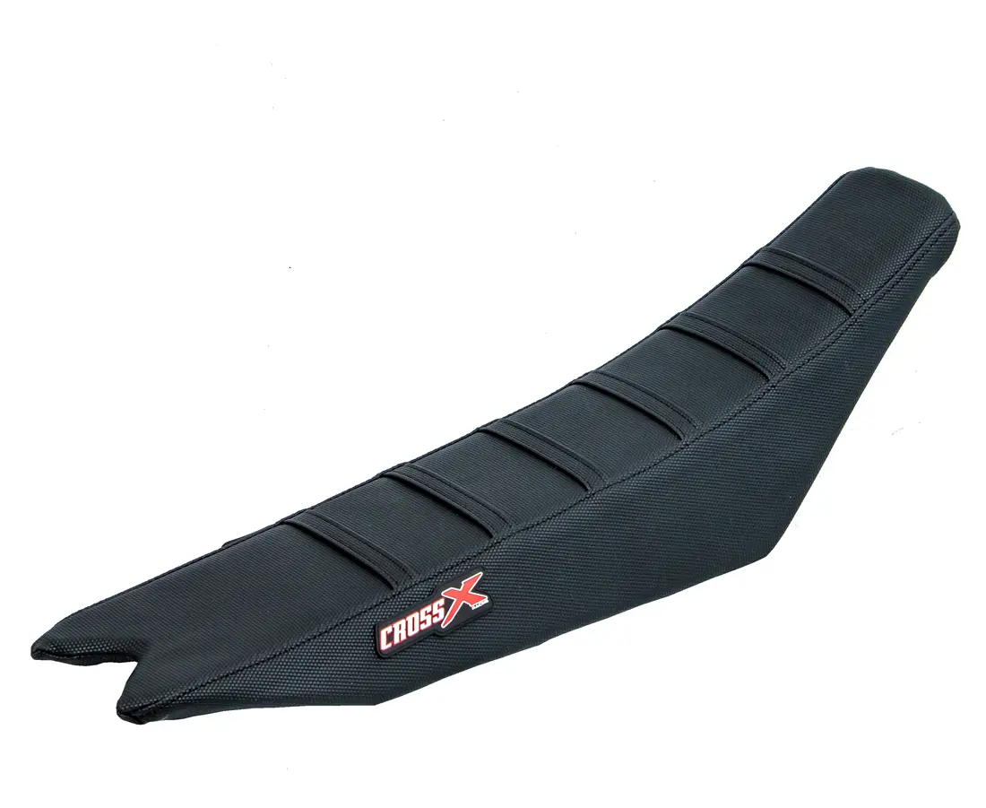 Sitzbankbezug CrossX Beta RR-RS top schwarz side schwarze Streifen black