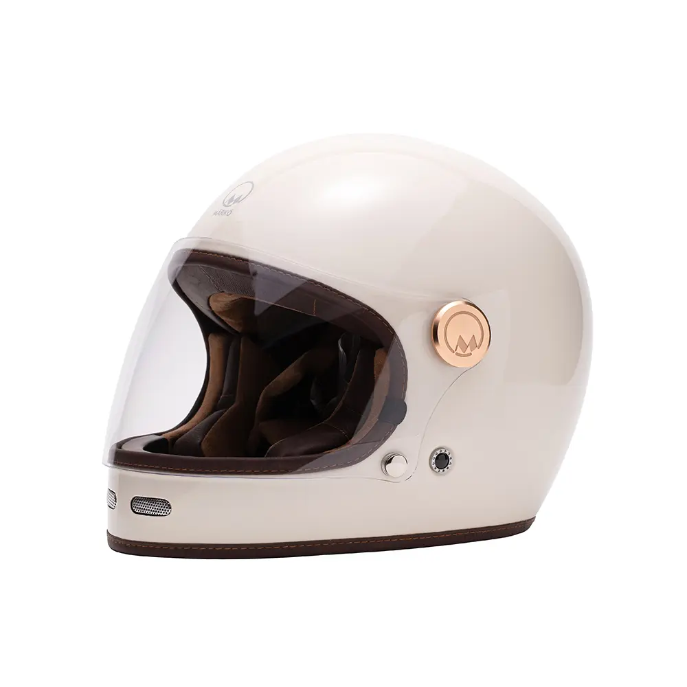 Marko Fullmoon Integralhjelm Cremefarvet XL