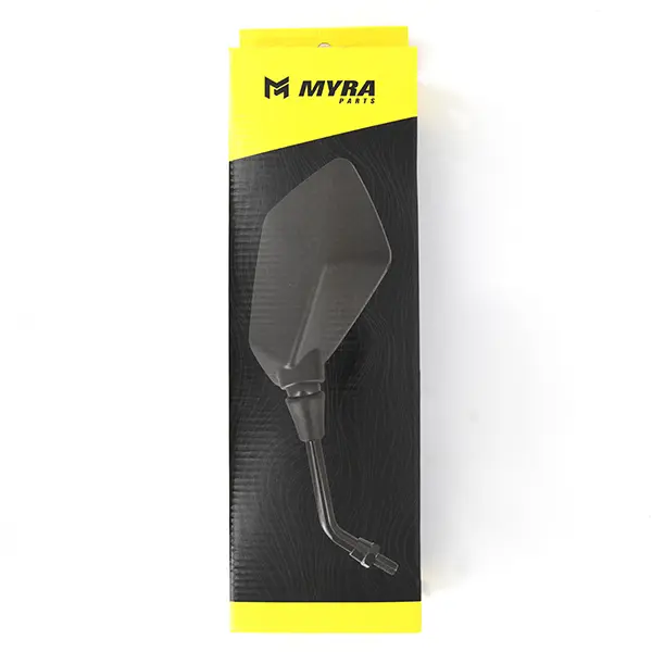 یونیورسل سیاہ ریئر ویو مررز کی جوڑی Myra — 2 ویو