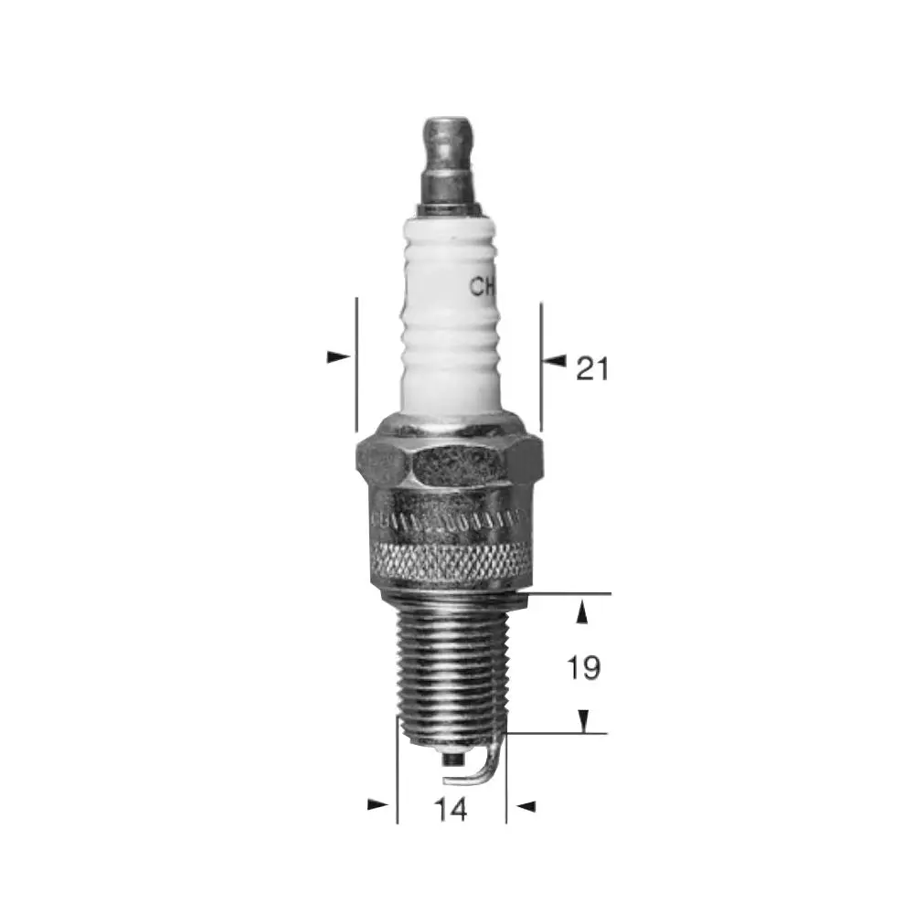 स्पार्क प्लग N7YC Ø14mm बेस: 19mm समकक्ष BP7ES