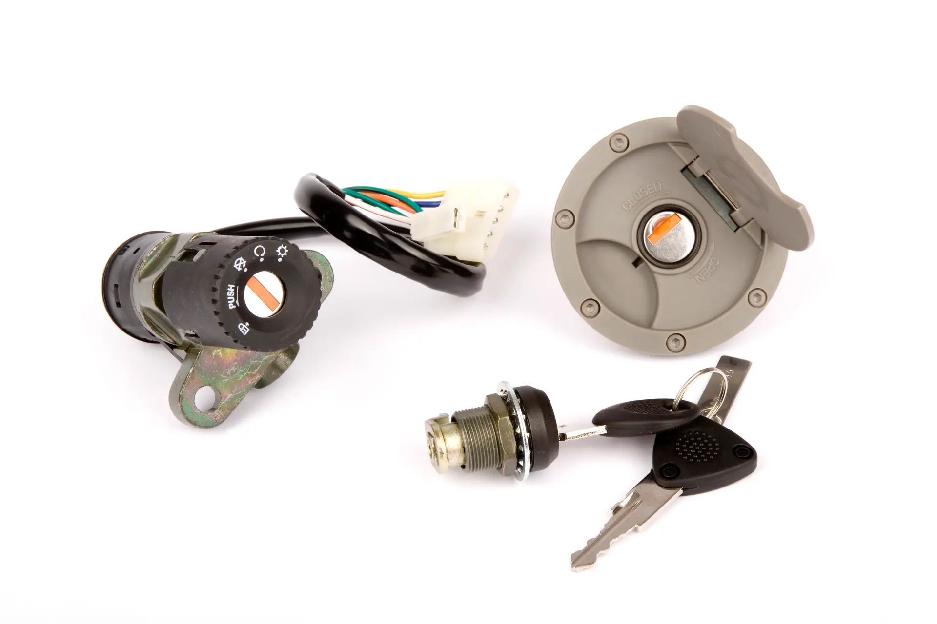 Complete ignition switch and fuel cap kit Rieju RS 1 Kyoto