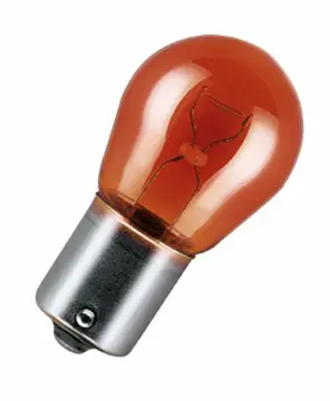 Osram 12V 21W BAU15s Orange Stop Light Bulb (x10) — view 3