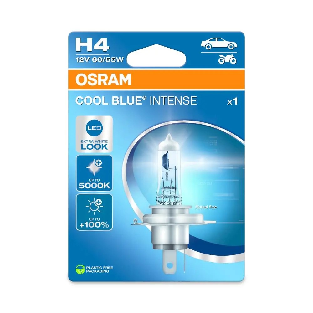 Ampoule H4 Cool Blue Osram 12V 60/55W P43t — vue 4