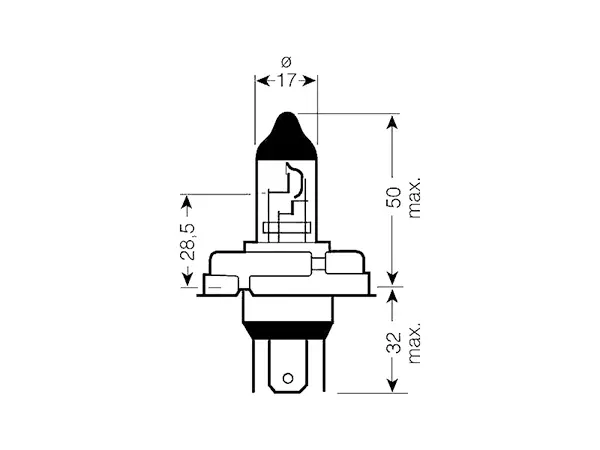 Ampoule Kyoto CE 12V 45/40W P45t