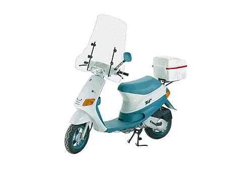 Windschild Fabbri für Piaggio Zip hoch ohne Rand