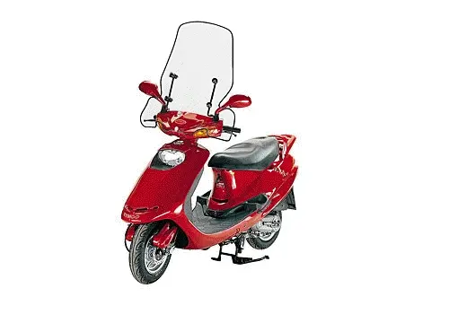 حاجب رياح Fabbri لـ Kymco Heroism عالٍ بدون حافة — زجاج أمامي