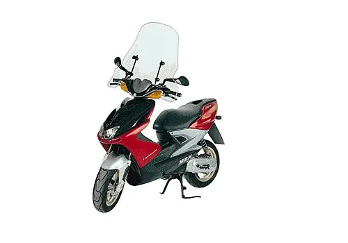 Fabbri Hochschutz-Windschutzscheibe für MBK Nitro und Yamaha Aerox