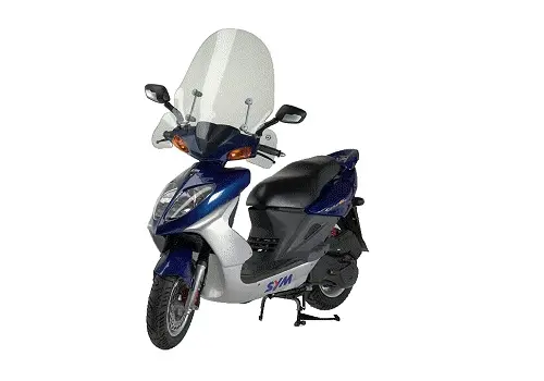 حاجب رياح Fabbri Sym Shark 125 منخفض بدون حافة