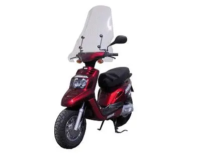 Vysoké čelní sklo Fabbri pro MBK Booster a Yamaha BWS