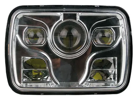 사이팜 크리스탈 10 LED 직사각형 프로젝터 헤드라이트