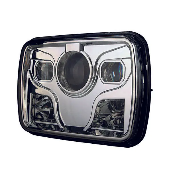 사이팜 크리스탈 10 LED 직사각형 프로젝터 헤드라이트 — 2번째 뷰